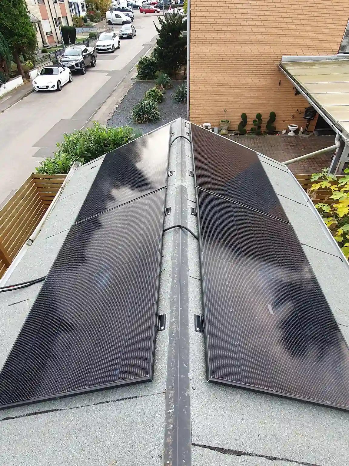 Balkonkraftwerk Gartenhaus in Verlautenheide